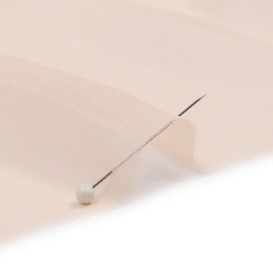 1 Yard Bellini Silk Chiffon Sheer Lightweight Fabric for Dresses Scarves Overlays, 44 Inches Width {2}