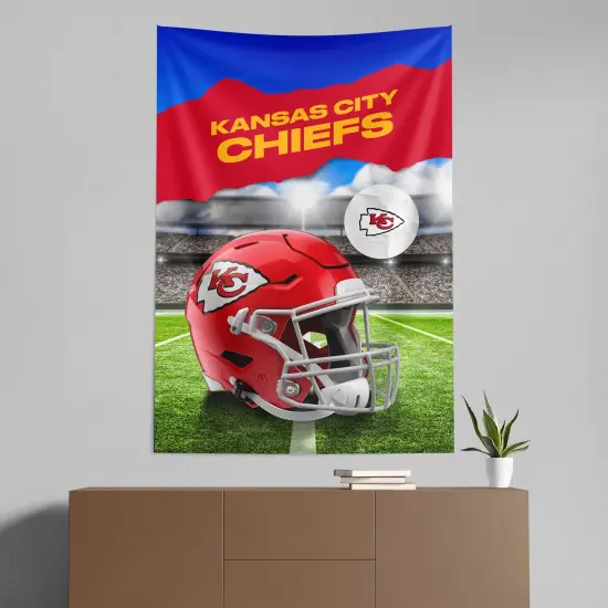 Kansas City Chiefs NFL Midfield Wall Hanging Tapestry 40 x 57 inches {5}