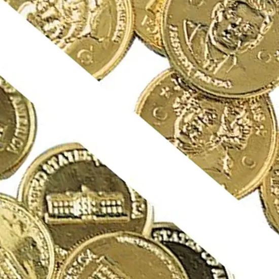 Presidential Gold Coins include 144 units {3}