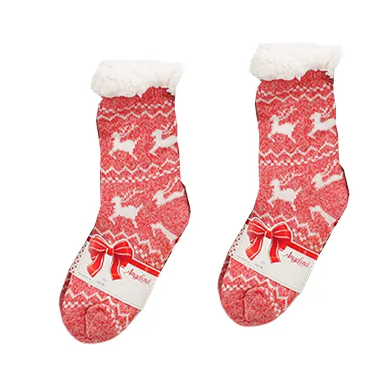 Kids Snuggly Slipper Socks 1 Pair Assorted Color {4}