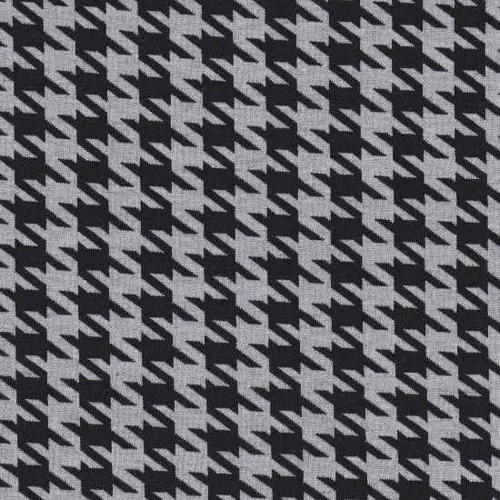 1 Yard Herringbone Jacquard Knit Fabric 260 GSM, 58/60&Prime; Wide Polyester Spandex Blend WHITE/COCO BROWN {2}