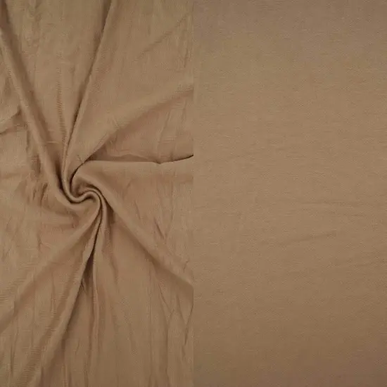 1 Yard Rayon Spandex French Terry Stretch Knit Fabric 58/60 Inch Wide SAND {7}