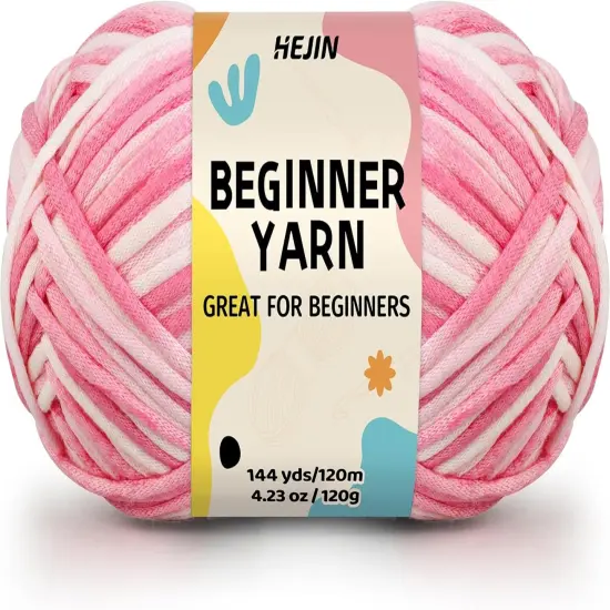 120g Pink Yarn {1}