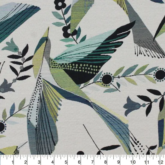 Richloom HUMMINGBIRD PEACOCK - Home D&eacute;cor Fabric Peacock {4}
