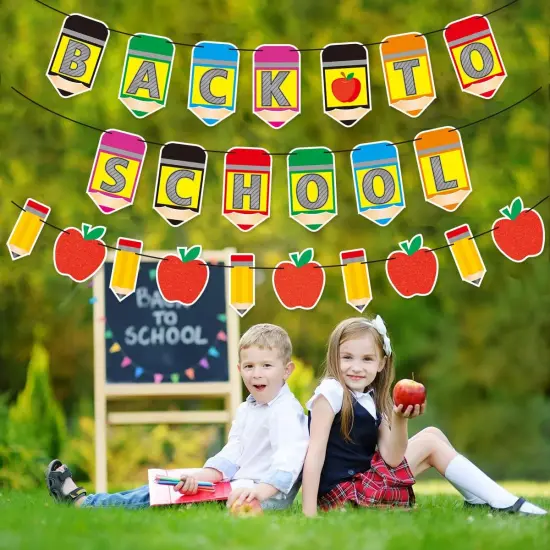 Back to School Decorations Banner 9.8 Feet {3}