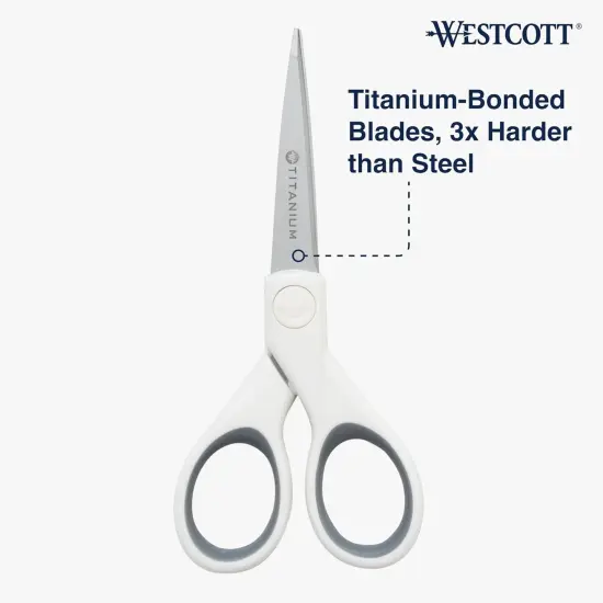 Micro-Tip Fabric Scissors with Titanium-Bonded Blades - Ideal for Crafting, Sewing, and More {2}