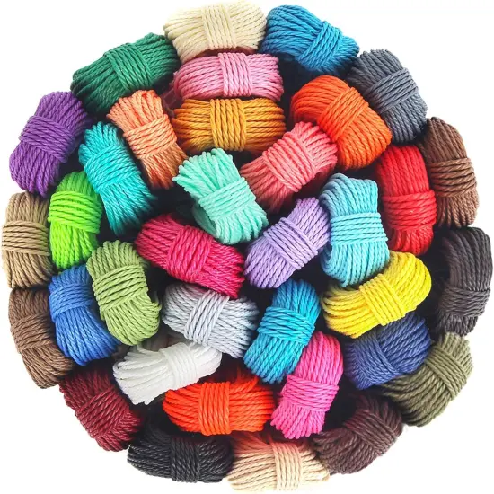 Waxed String 35 Colors 1mm 382 Yard | Waxed Polyester Cord Wax Cotton Cord Waxed Thread for DIY Bracelets Necklace Jewelry Making Friendship Bracelet 1 {1}