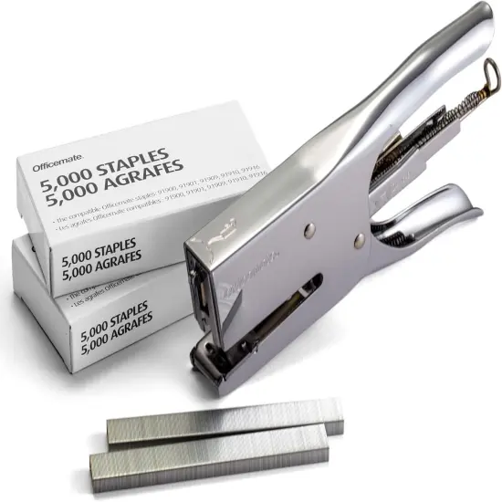 Classic Plier Stapler Bundle with 10,000 Staples, Metal, Silver (97768) {2}