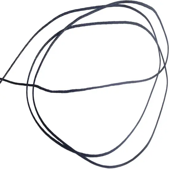 0.4mm Black Nylon String with Case for Bracelets,163 Yards Thin Braided Nylon Satin Cord for Jewelry Making, Beading,Chinese Knotting, Kumihimo, Macram&eacute; {3}