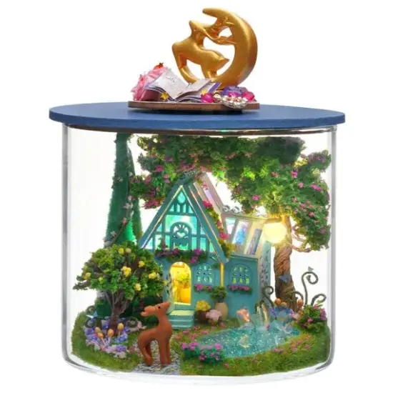 Miniature Wizardi Roombox Kit - Abundant Moment Dollhouse Kit {3}