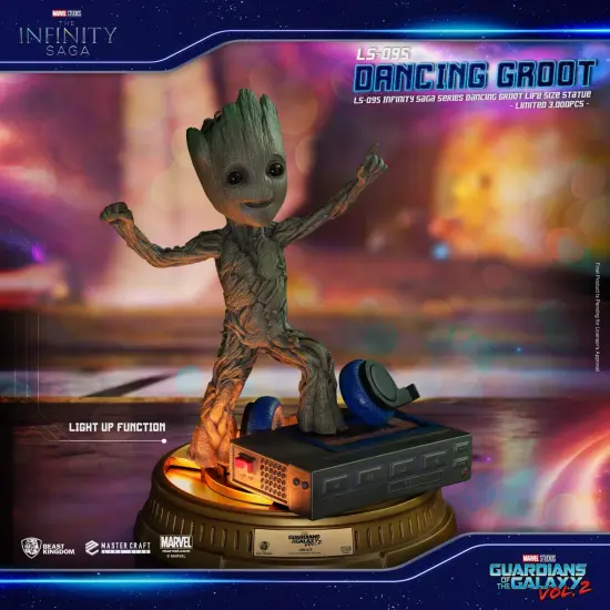Infinity Saga Series Dancing Baby Groot 1:1 Life Size Statue {6}