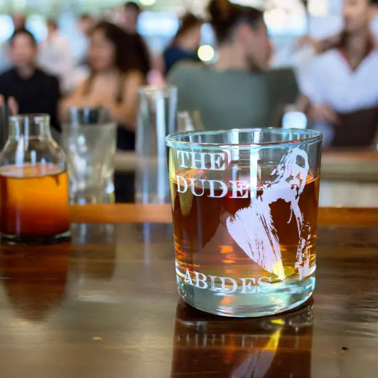 Rocks Glass - The Dude Abides - Double Old Fashioned {5}