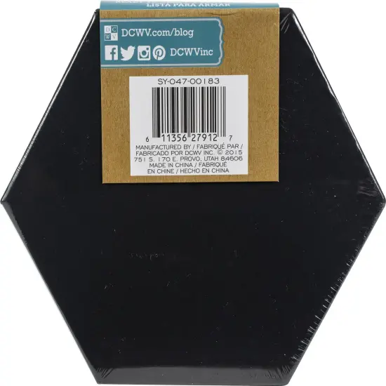 DCWV Hexagon Explosion Box-Black {4}