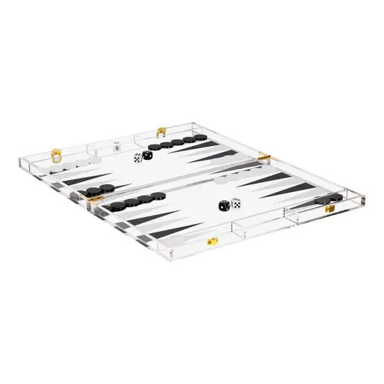 Lucite Backgammon Game {1}