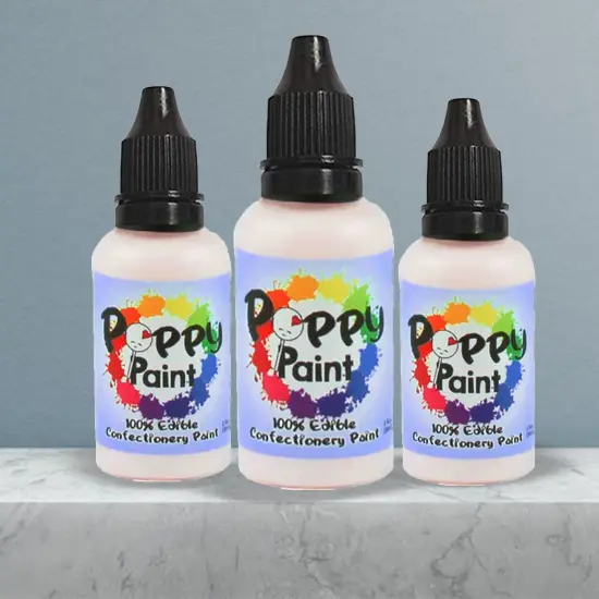 Poppy Paint Peach Edible Food Color for Cake Decorating Chocolate and Cookies {5}