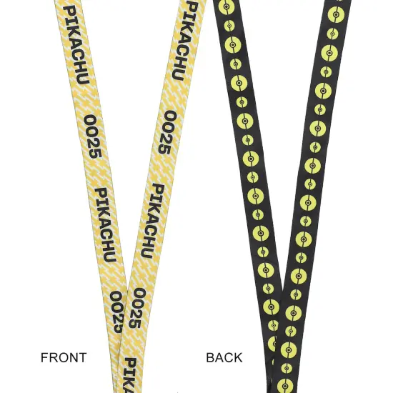 Pokemon Pikachu Yellow Kanto Region First Partner Lanyard {3}