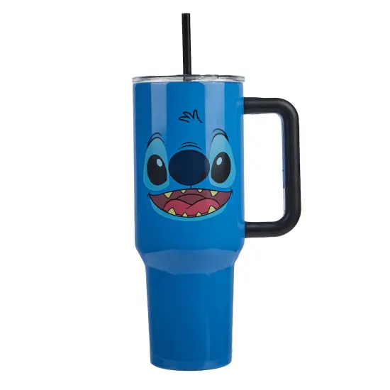 Stitch Face 40oz Blue Stainless Tumbler {4}