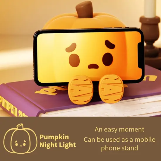 LED Squishy Funny Pumpkin Lamp {3}