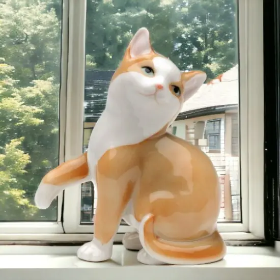 Ceramic Mini Cat Figurine, Home D&eacute;cor, Gift for Her, Gift for Mom, Kitchen D&eacute;cor, Cat Lovers Gift, Pet Loss Gift {2}