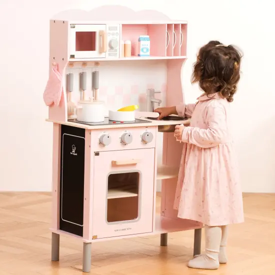New Classic Toys Kitchenette Modern Electric Cooking, Pink {5}