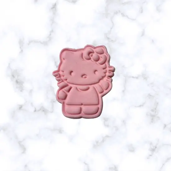 Kitty with Bow Cookie Cutter +Stamp {2}