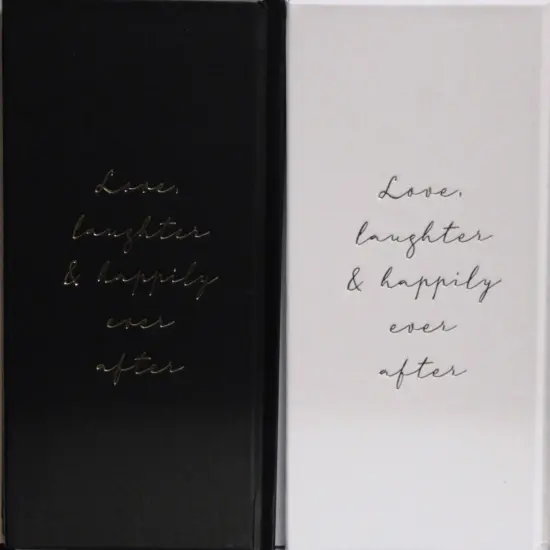 His & Hers Hardcover Wedding Vows Keepsake Book Set {2}