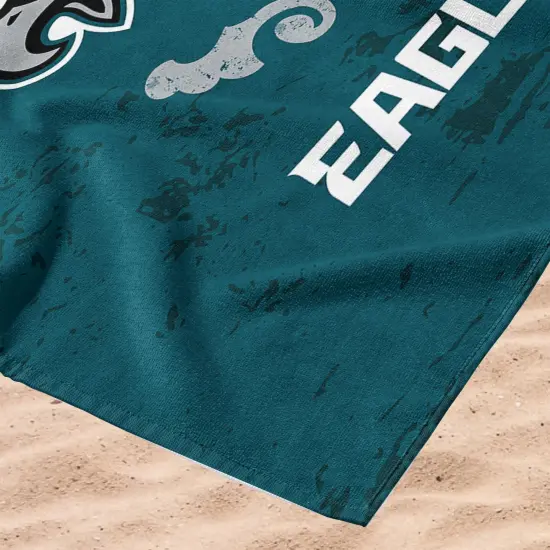 NFL Philadelphia Eagles 2025 Super Bowl LIX Gumbo Beach Towel 30X60 Inches {5}