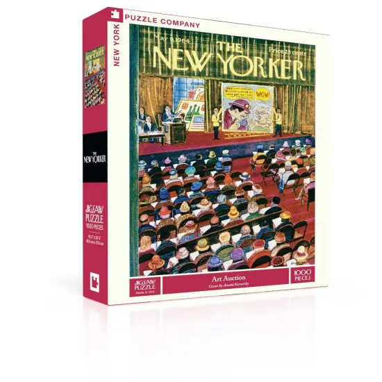New York Puzzle Company Art Auction 1000 Piece Piece Jigsaw Puzzle {2}