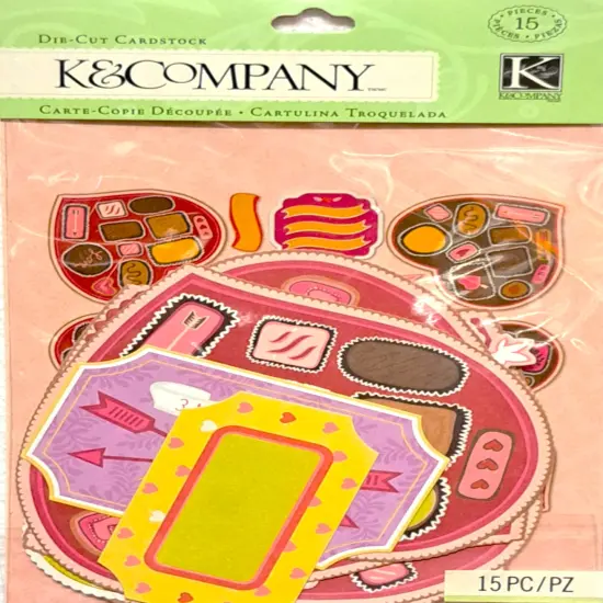 K & Company Cupid Scratch-Off Die-Cut Cardstock {1}