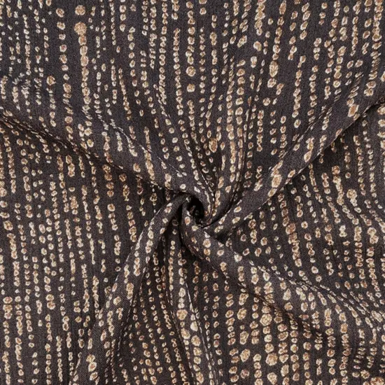 Rayon Crinkle Asphalt Gray 1 Yard Lightweight Fabric 50/52&rdquo; Wide for Apparel & Costume Fabric {3}