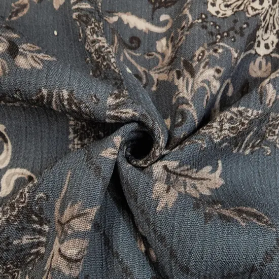 1 Yard Rayon Crinkle Crepon Titan Apparel Fabric, 50/52" Wide Lightweight Woven Material {1}