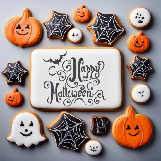 Happy Halloween Lettering Cookie & Craft Stencil | CM071 by Designer Stencils | Cookie Decorating Tools | {2}