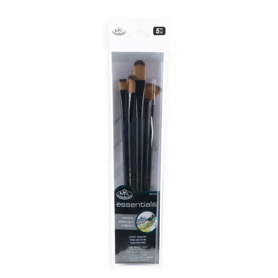 RSET-4303 | Essentials&trade; 5pc Gold Taklon Variety Brush Set 4303 {1}