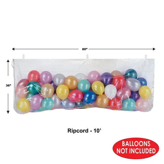 12 Pack Bulk New Year's Eve Packaged Plastic Balloon Bag - bag only {5}
