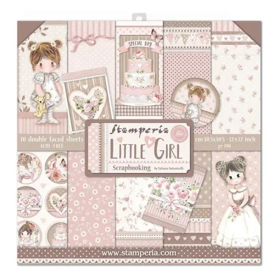 Little Girl Paper Pack (10 sht) {1}