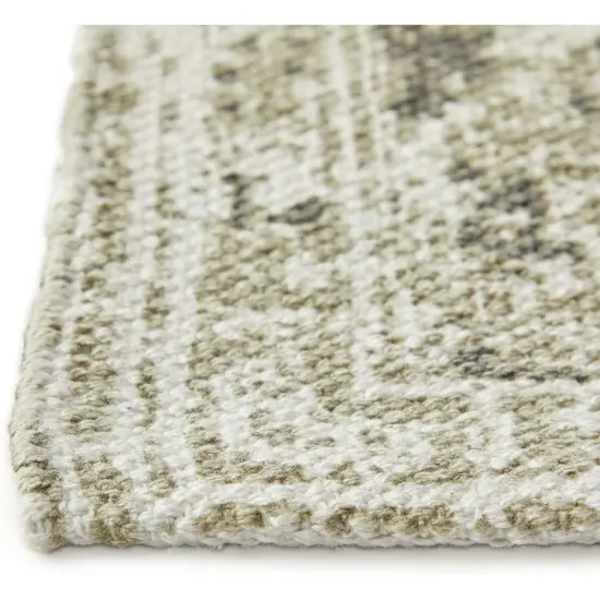 Vintage Jute Area Rug, Bohemian Style Home D&eacute;cor (Grey, 3 x 5 Feet) White {5}