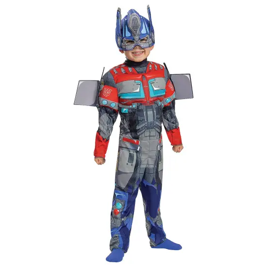 Toddler Classic Muscle Transformers Optimus Prime T7 Costum {1}