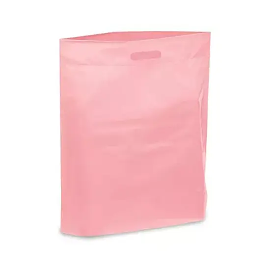 Die Cut Handle Bags for All Events for 16 x 19 x 3" Pink {2}
