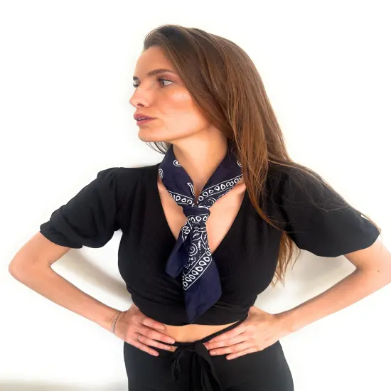 Pack of 3 Solid Ribbon Scarves, Head Neck Pocket Square Scarf {5}