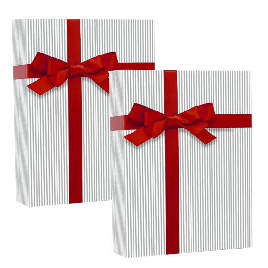 Durable Striped Gift Wrap 24'' x 417' 60 lbs {4}