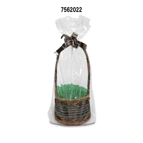 Durable Gusseted Pinched Bottom Basket Bags 17" x 8" Pack of 100 {2}