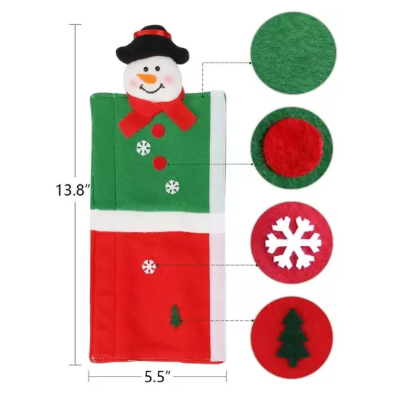Kitcheniva Refrigerator Handle Covers Christmas Decorations {4}