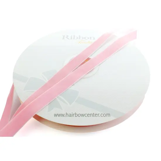 5/8" Velvet Ribbon 123 Pearl Pink {3}