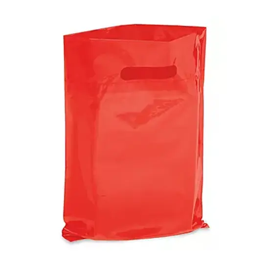 15 x 18" Die Cut Handle Bags for Gifts for Red {2}