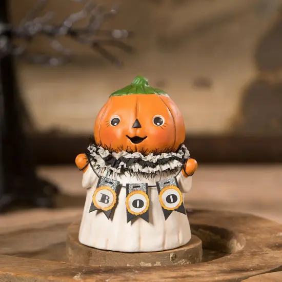 Pumpkin Head Ghostie BOO 5.5" {3}
