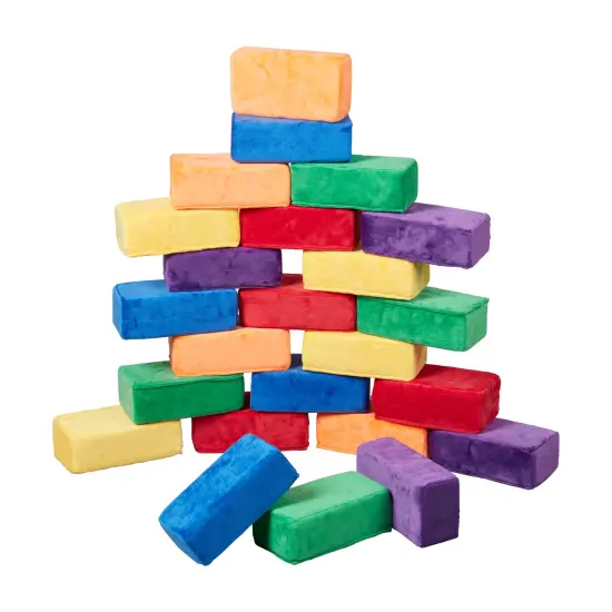 Stack-A-Brick, Foam Blocks, 24-Piece Assorted {1}