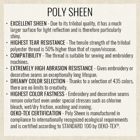 Boreaux (2596-2123) | Poly Sheen (800M / 875Y) | Mettler Thread {4}
