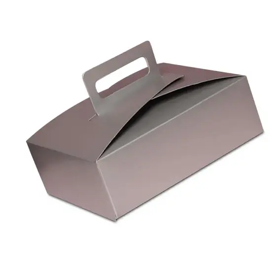 Handled Flat Take-Out Container Sturdy 9" x 7" x 3" {3}