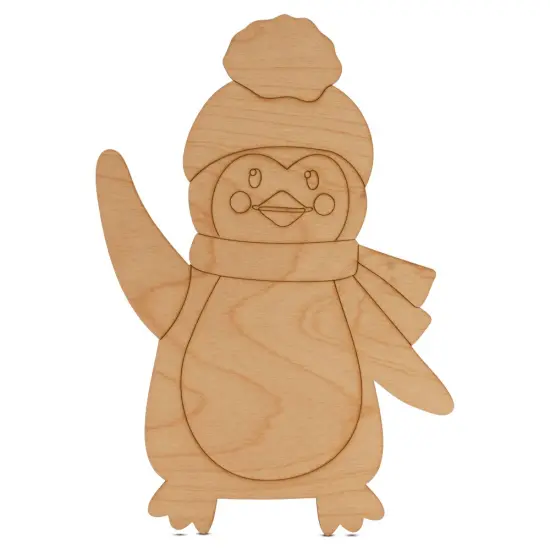Christmas Wood Penguin Cutout, From 6"- 22",Craft/Decor | Woodpeckers {1}