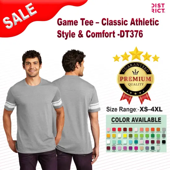 District&reg; Game Tee Heathered T N/White {2}